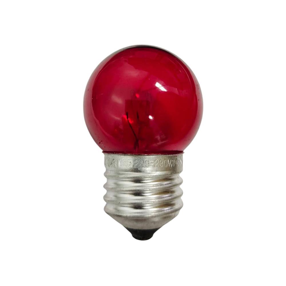 หลอดไส้ปิงปอง HATASHI 5W/E27 5 วัตต์ สีแดง E27