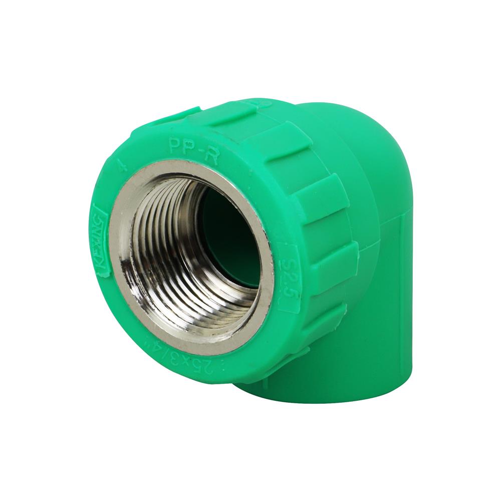 ข้องอ 90 องศา เกลียวใน PP-R GREAN PIPE&nbsp;D25 3/4 นิ้ว