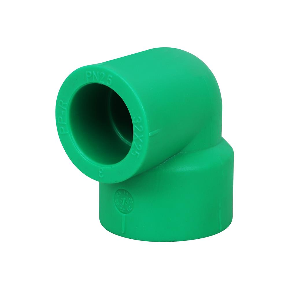 ข้องอ 90 องศา PP-R GREAN PIPE D32/25 1 นิ้วx3/4 นิ้ว