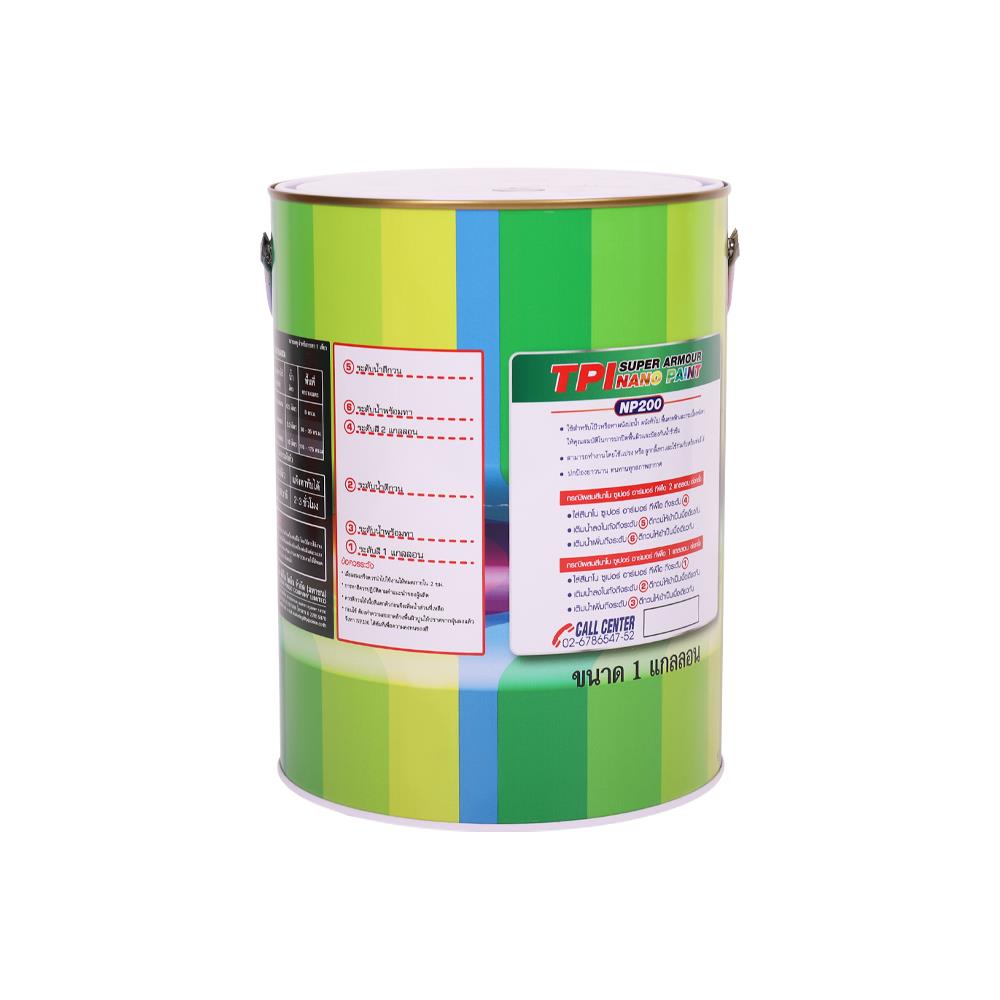 สีทากันซึม TPI NANO SUPER ARMOUR NP200 E02W สีดำ 1 แกลลอน