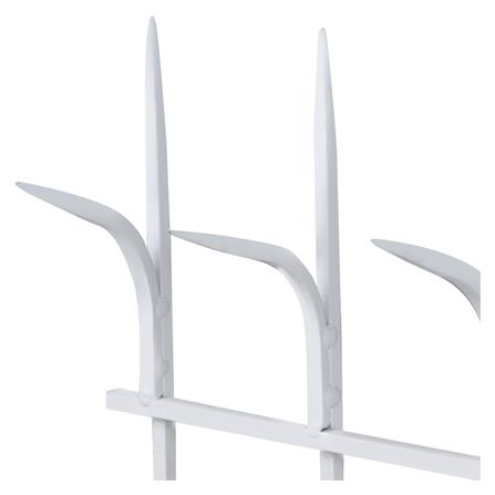 รั้วเหล็กแหลมสำเร็จรูป SPIKE 1001 0.6X1 ม. สีขาว_2