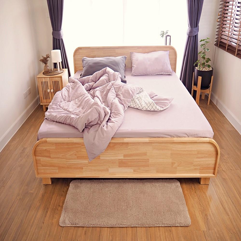 เตียง 5 ฟุต BAAN FURNITURE HESTIA สีไม้ธรรมชาติ