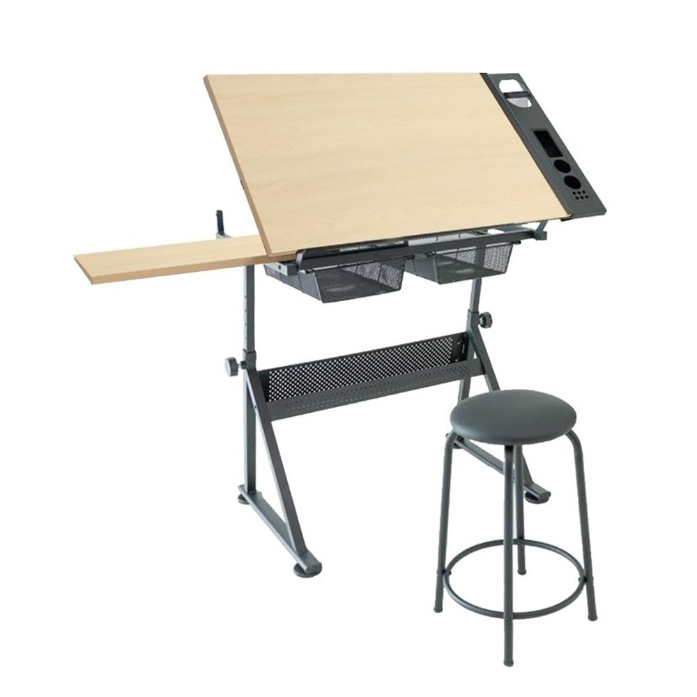 D.I.Y. โต๊ะเขียนแบบ DESKSPACE W90 DESKS-DESK1 สีน้ำตาล/ดำ