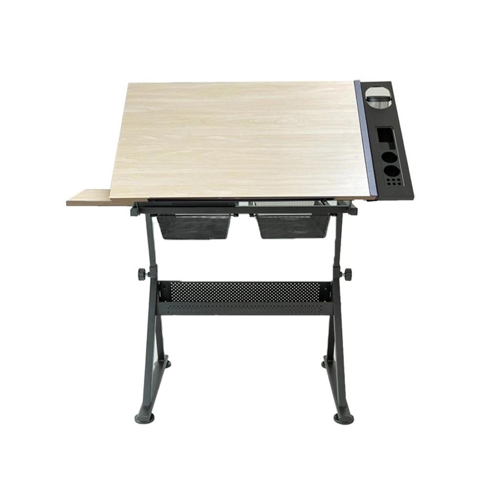 D.I.Y. โต๊ะเขียนแบบ DESKSPACE W90 DESKS-DESK1 สีน้ำตาล/ดำ