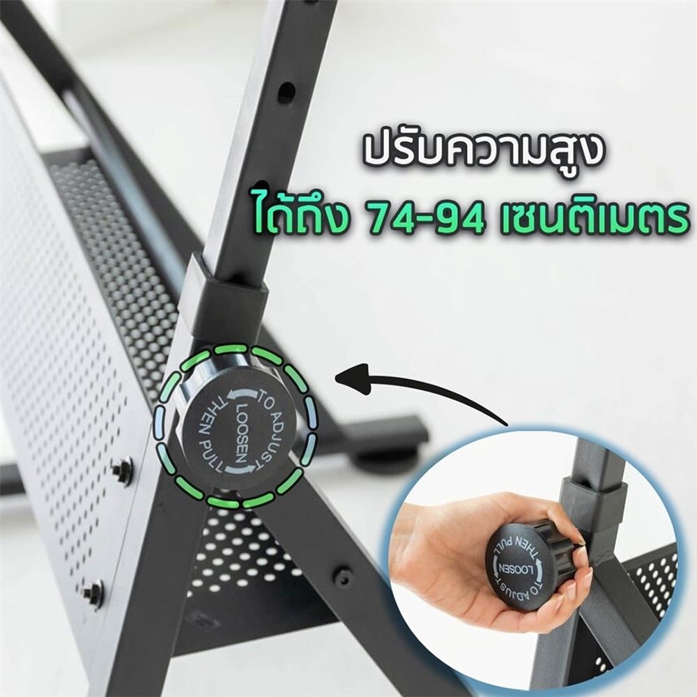 D.I.Y. โต๊ะเขียนแบบ DESKSPACE W90 DESKS-DESK1 สีน้ำตาล/ดำ