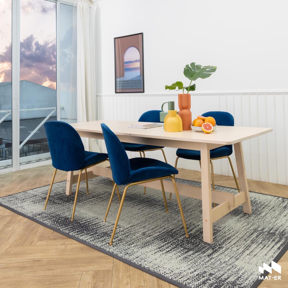 เสื่ออเนกประสงค์ MAT-ER COOL PATTA MONOCHROME 150X240 ซม. สีเทา/ขาว