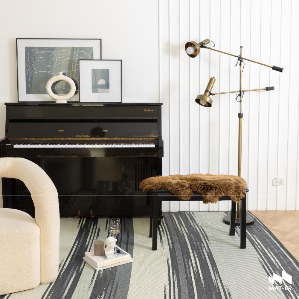 เสื่ออเนกประสงค์ MAT-ER WAA-YU SIZE M 150x240 ซม. สี MONOCHROME