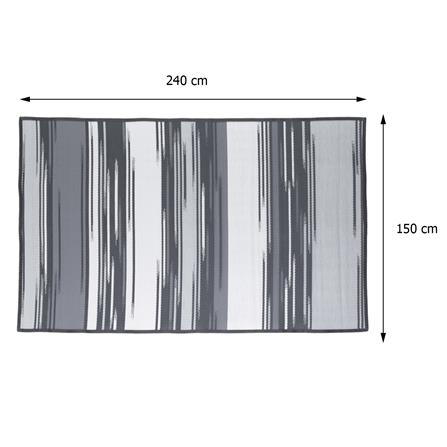 เสื่ออเนกประสงค์ MAT-ER WAA-YU SIZE M 150x240 ซม. สี MONOCHROME_5