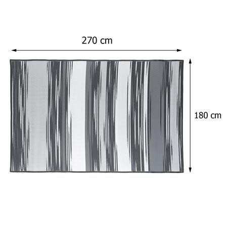 เสื่ออเนกประสงค์ MAT-ER WAA-YU SIZE L 180x270 ซม. สี MONOCHROME_6