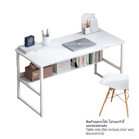 โต๊ะทำงานไม้ HANSEN TBD02 120 ซม. สีขาว_0
