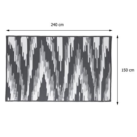 เสื่ออเนกประสงค์ MAT-ER THA-RA SIZE M 150x240 ซม. สี MONOCHROME_5
