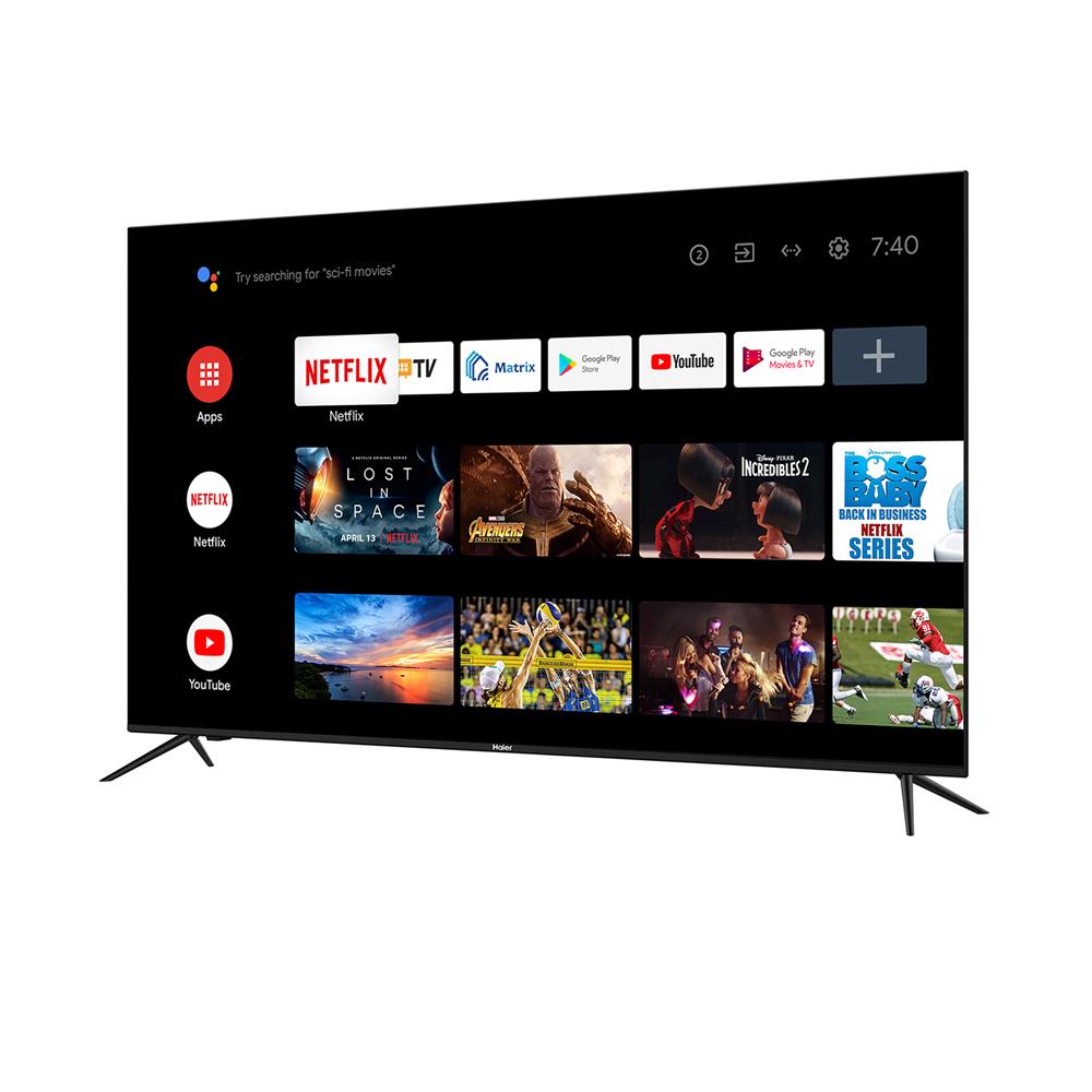 ทีวีแอลอีดี 55 นิ้ว HAIER (4K, LED, ANDROID TV) H55K66UG