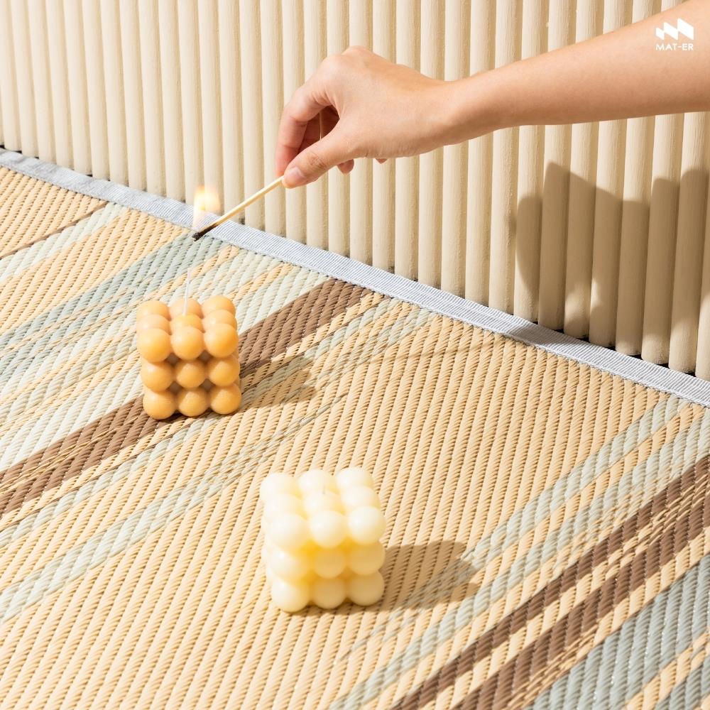 เสื่ออเนกประสงค์ MAT-ER WAA-YU SIZE S 90x200 ซม. สี EARTH TONE