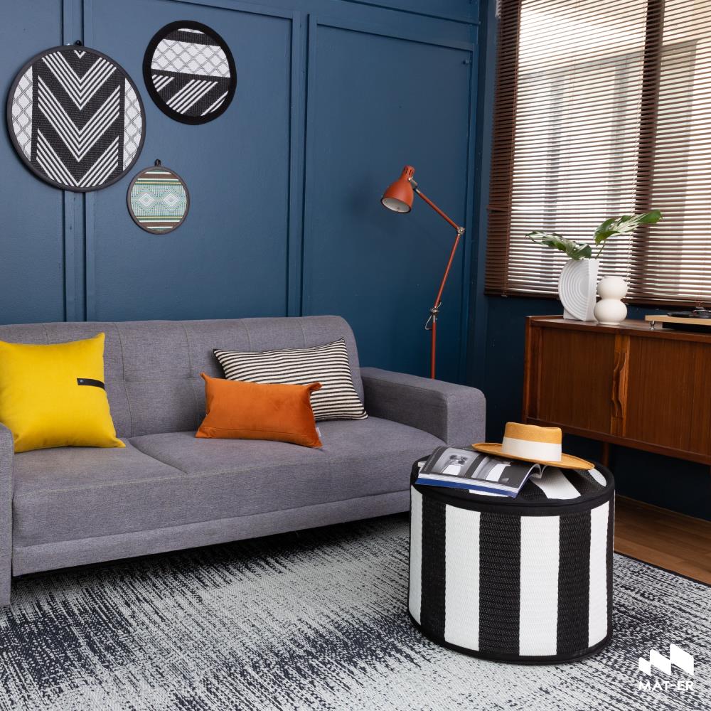 เสื่ออเนกประสงค์ MAT-ER PAT-TA-PII SIZE S 90x200 ซม. สี MONOCHROME