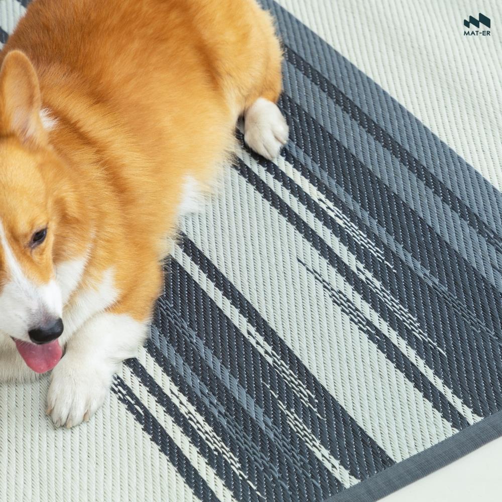 เสื่ออเนกประสงค์ MAT-ER WAA-YU SIZE S 90x200 ซม. สี MONOCHROME