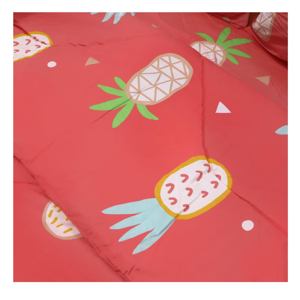 ชุดผ้าปูที่นอน 5 ฟุต 6 ชิ้น ME LIVING PINEAPPLE ORANGE