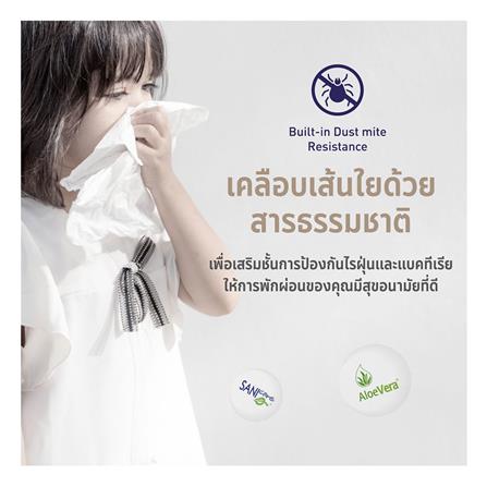 หมอนหนุน ไมโครไฟเบอร์ LOTUS MICRODOWNIA MEDIUM 20x30 นิ้ว สีขาว_11