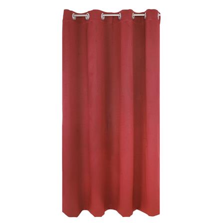 ผ้าม่าน EYELET HOME LIVING STYLE WAFFLE UV 140X160 ซม. สีแดง