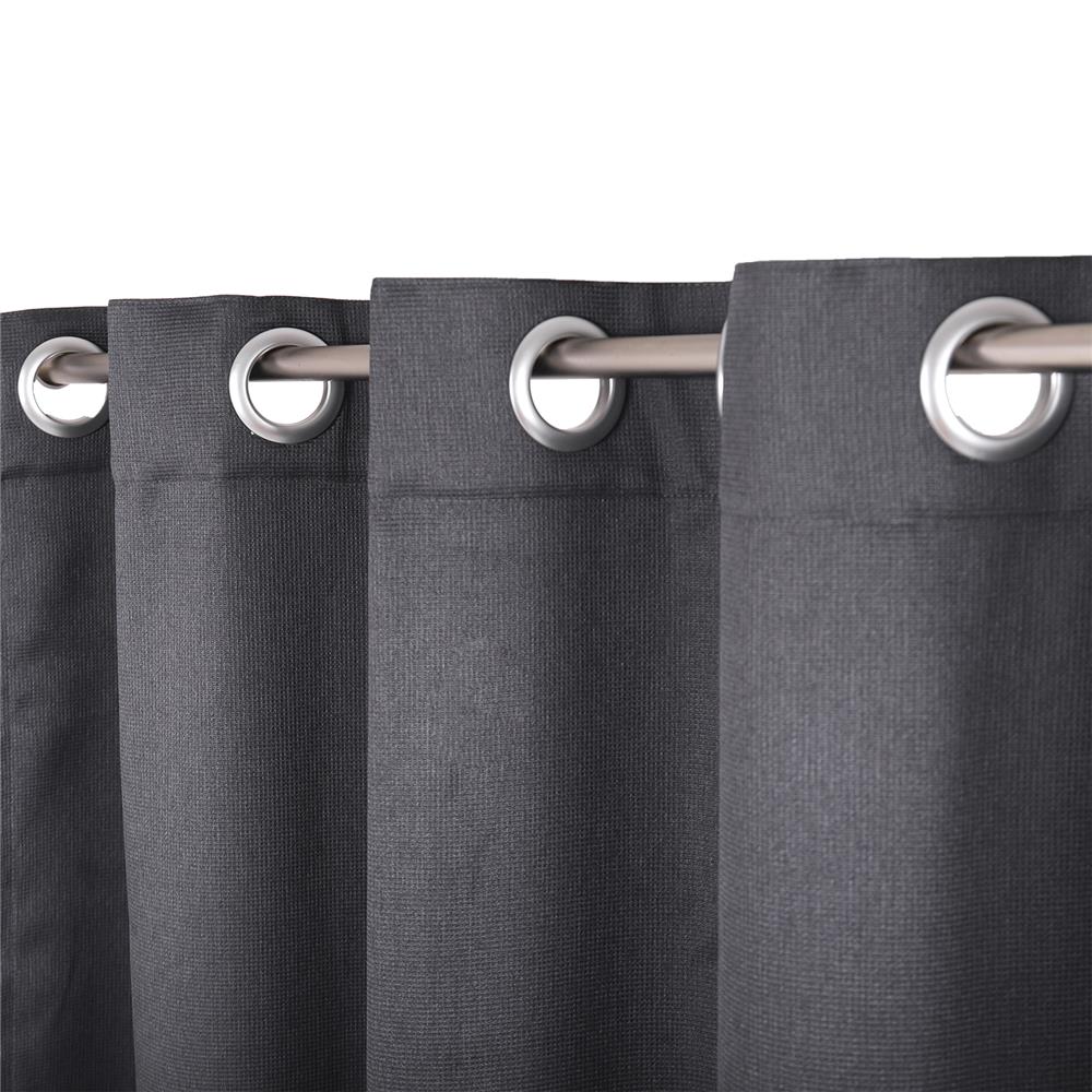 ผ้าม่าน EYELET HOME LIVING STYLE WAFFLE UV 140X220 ซม. สีเทา