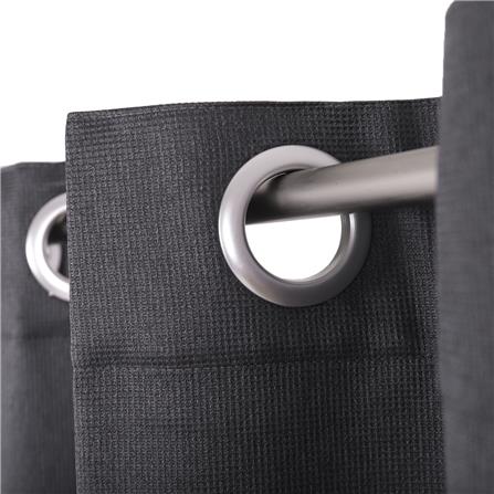 ผ้าม่าน EYELET HOME LIVING STYLE WAFFLE UV 140X220 ซม. สีเทา_3