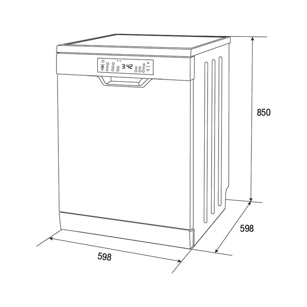 เครื่องล้างจานตั้งพื้น MEX DV813DX