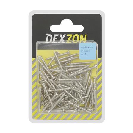 สกรูเกลียวปล่อย TF DEXZON 8X1-1/2 นิ้ว แพ็ก 100 ชิ้น_2