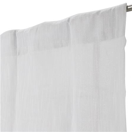ม่านโปร่งซ่อนหู HOME LIVING STYLE CHARM 140X220 ซม. สีขาว_1