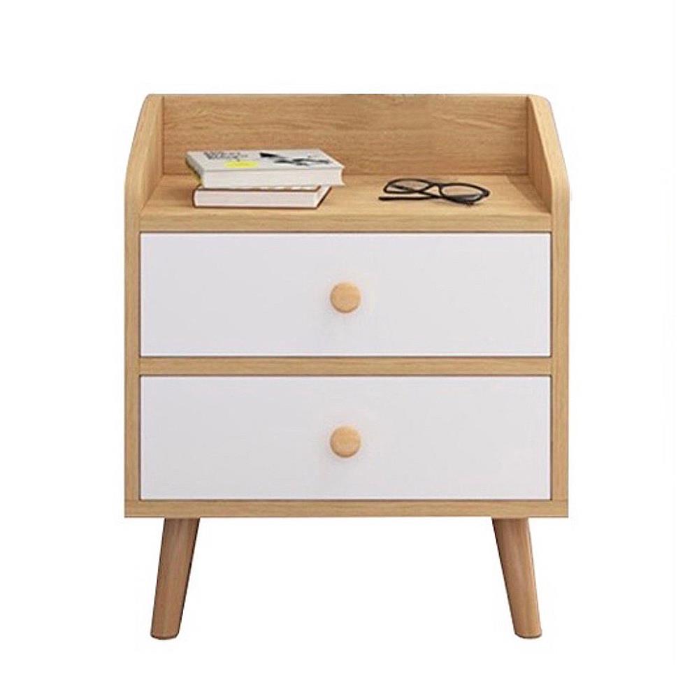 ตู้ข้างเตียง 2 ลิ้นชัก HANSEN BSC02 40 ซม. สีน้ำตาล