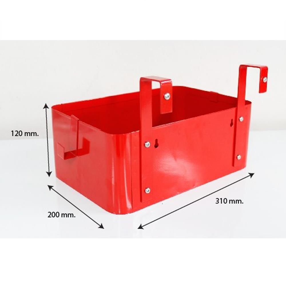 กล่องรับพัสดุและอาหาร HANABISHI LD-20 สีแดง