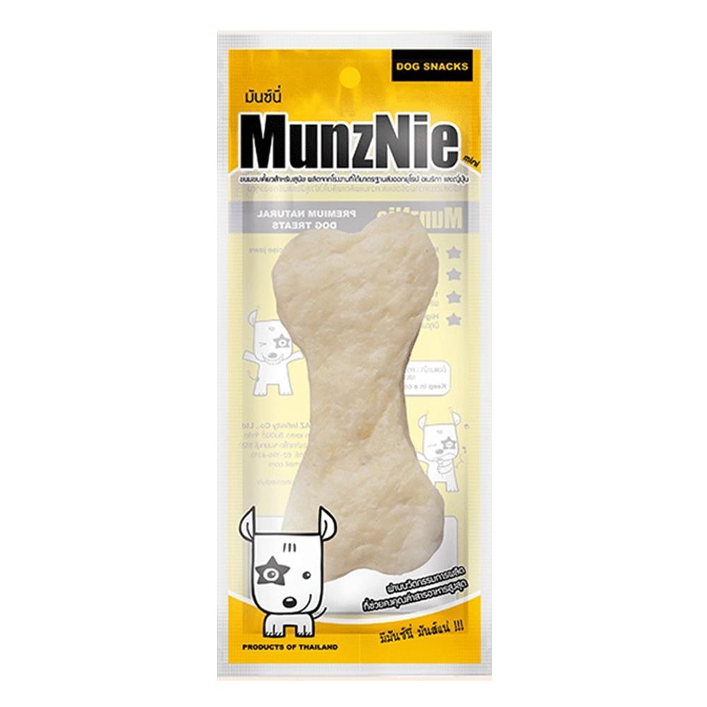 ขนมสุนัข MUNZNIE ครันชี่โบน รสนม 3.5 นิ้ว 1 ชิ้น