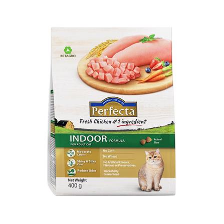 อาหารแมว PERFECTA ADULT INDOOR 0.4 กก.