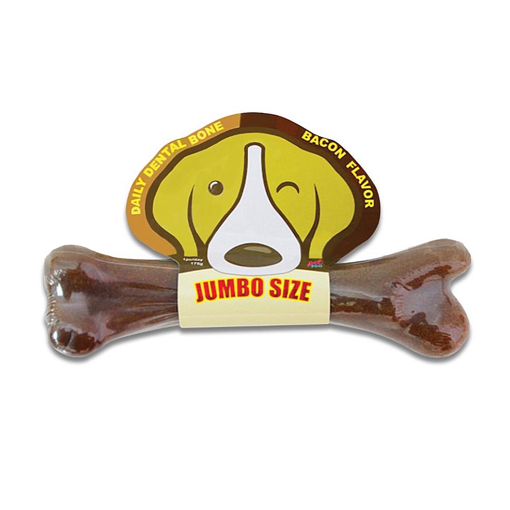 อาหารสุนัข DENTAL BONE รสเบคอน (XL) 175 ก.