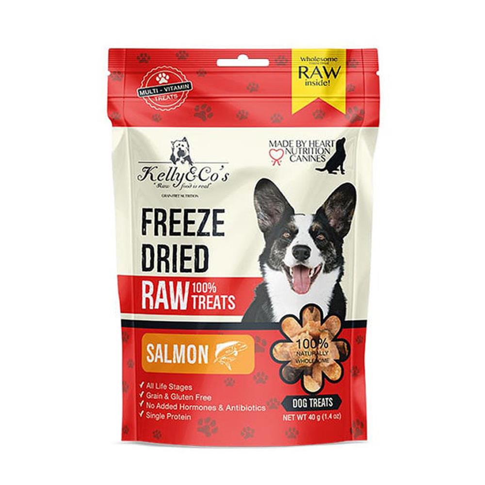ขนมสุนัข KELLY&CO FREEZEDRIED SALMON 40 ก.