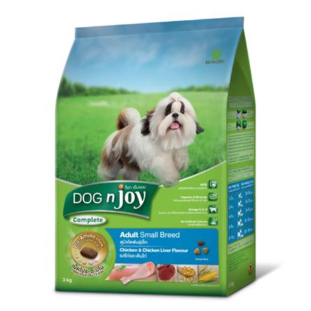 อาหารสุนัข DOG N JOY SMALL CHICKEN AND CHICKEN LIVER FLAVOUR 3 กก._0