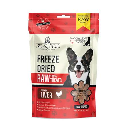 ขนมสุนัข KELLY&CO FREEZEDRIED CHICKEN LIVER 40 ก._0