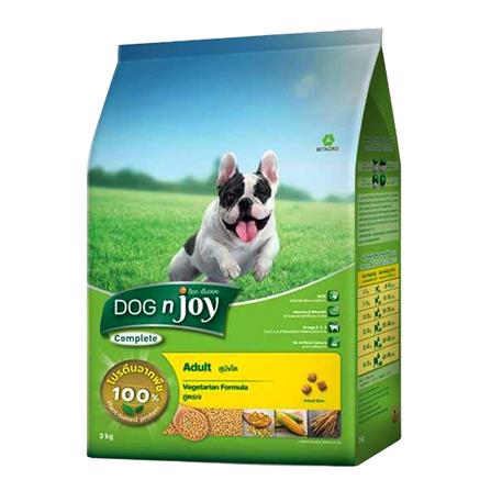 อาหารสุนัข DOG N JOY ADULT VEGETARIAN FLAVOR 3 กก.