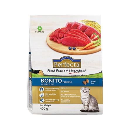 อาหารแมว PERFECTA ADULT BONITO 0.4 กก._0