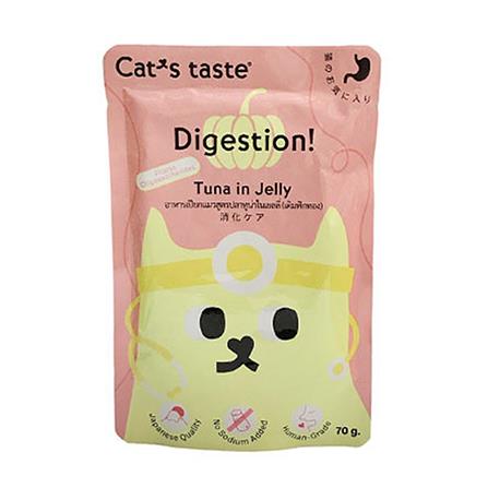 อาหารเปียกแมว CATS TASTE HEALTHY TUNA WITH PUMPKIN IN JELLY 70 ก._0