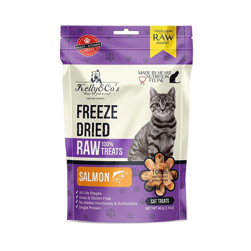 ขนมแมว KELLY&CO FREEZE DRIED SALMON 40 ก.