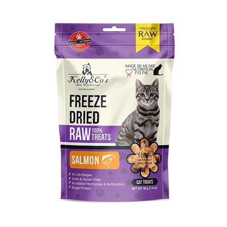 ขนมแมว KELLY&CO FREEZE DRIED SALMON 40 ก.