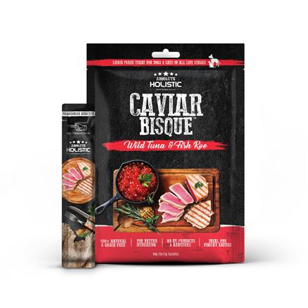 ขนมสุนัขและแมว ABSOLUTE HOLISTIC BISQUE WILD TUNA AND FISH ROE แพ็ก 5 ชิ้น