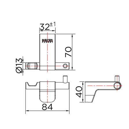 ขอแขวนผ้า KARAT FAUCET KB-17-162-52 สีเงิน_1