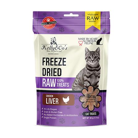 ขนมแมว KELLY&CO FREEZE CHICKEN LIVER 40 ก._0