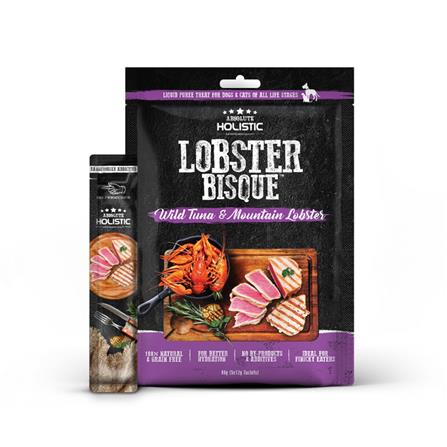 ขนมสุนัขและแมว ABSOLUTE HOLISTIC BISQUE WILD TUNA AND MOUNTAIN LOBSTER แพ็ก 5 ชิ้น_0
