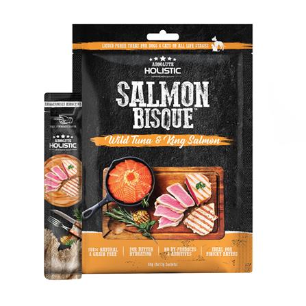 ขนมสุนัขและแมว ABSOLUTE HOLISTIC รสทูน่าและแซลมอน 60 ก.