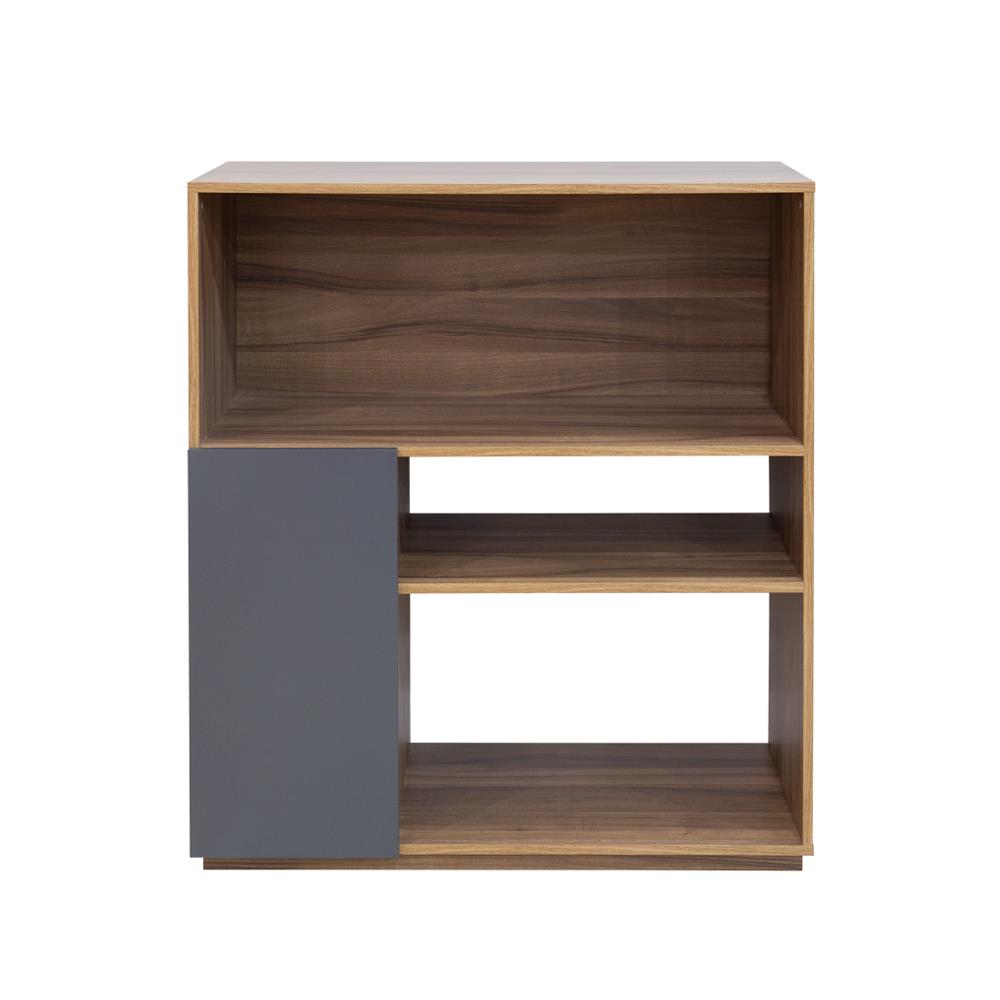 ชั้นวางของ 3 ชั้น FURDINI SAKI 90 ซม. สีวอลนัท/เทา_1