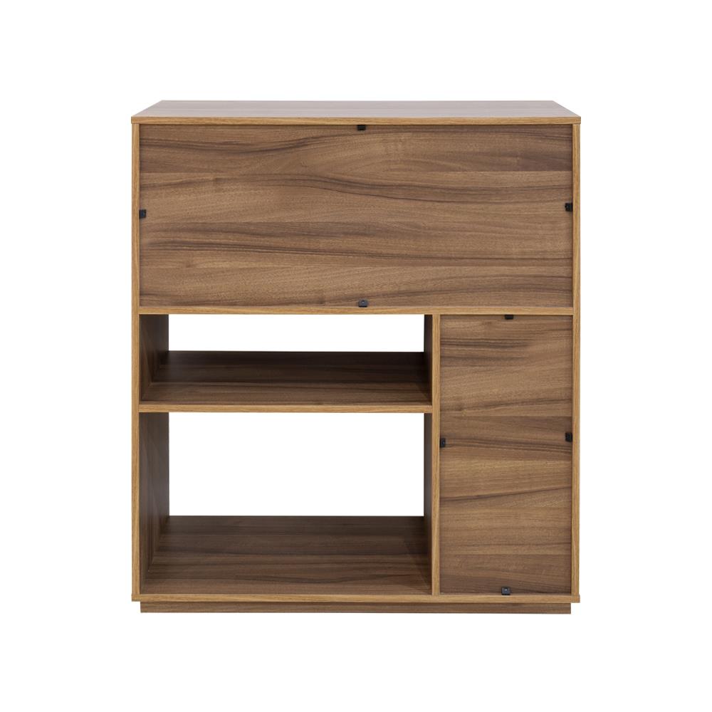 ชั้นวางของ 3 ชั้น FURDINI SAKI 90 ซม. สีวอลนัท/เทา