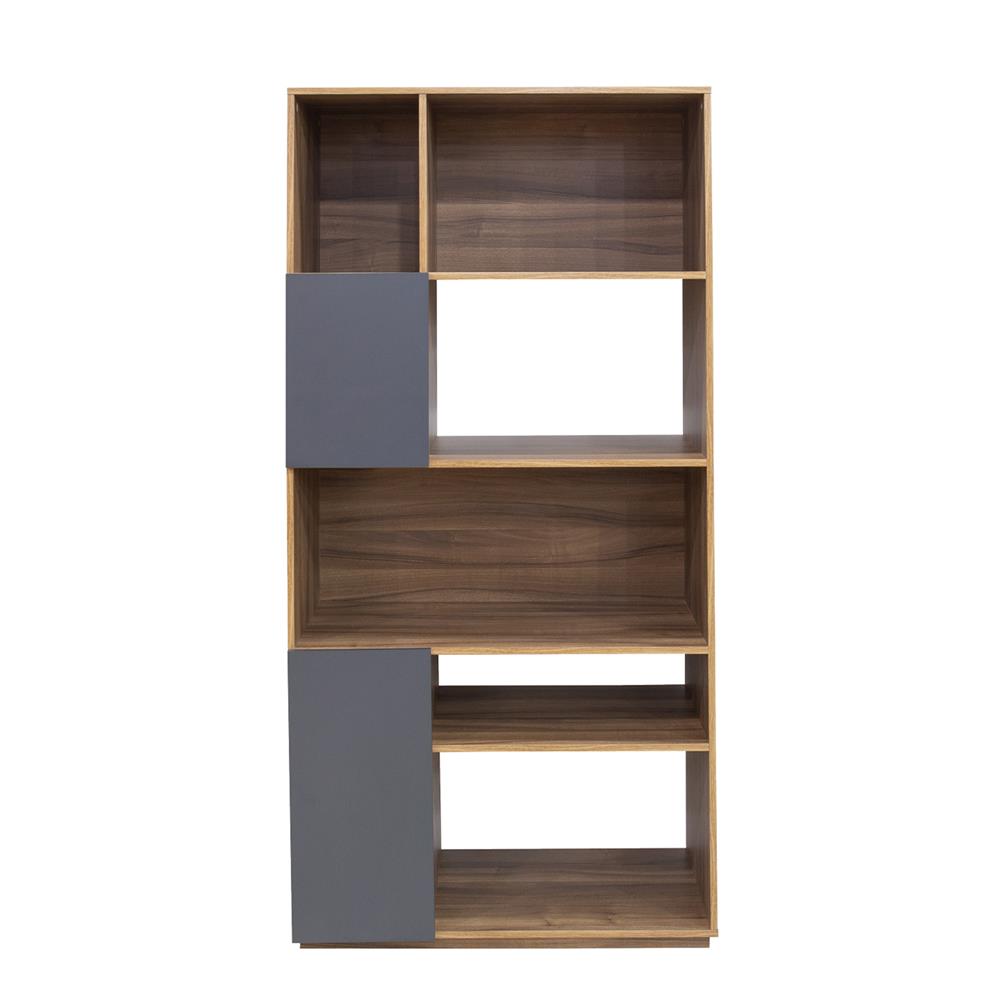 ชั้นวางของ 5 ชั้น FURDINI SAKI 90 ซม. สีวอลนัท/เทา