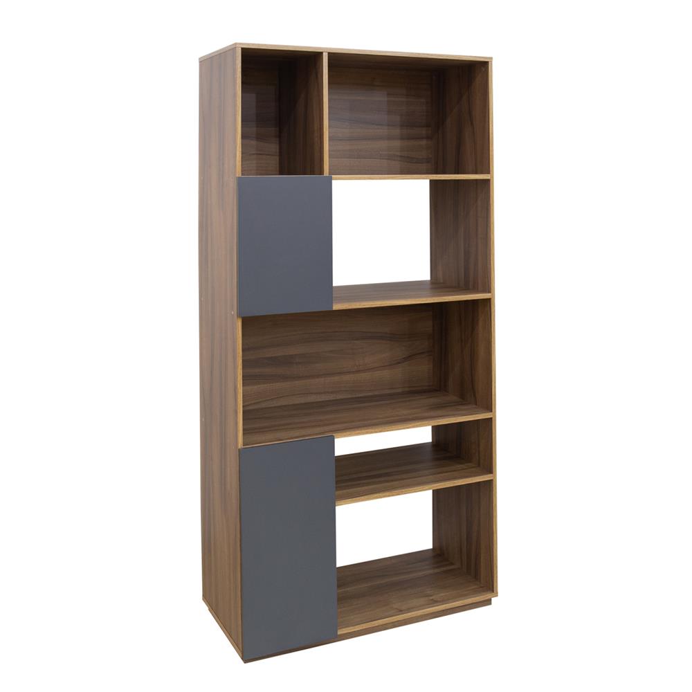 ชั้นวางของ 5 ชั้น FURDINI SAKI 90 ซม. สีวอลนัท/เทา