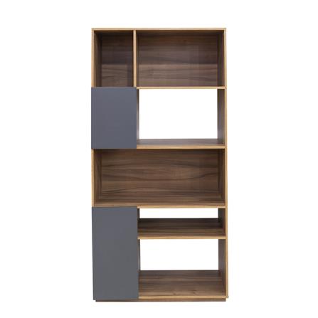 ชั้นวางของ 5 ชั้น FURDINI SAKI 90 ซม. สีวอลนัท/เทา_0